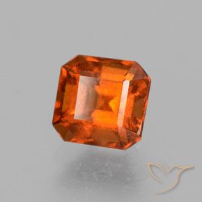 9,17 ctw natürlicher Amber Orange Hessonit-Granat, Oktagonschliff, VS