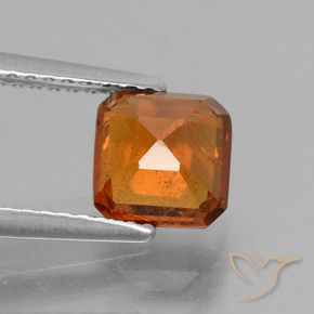 9,17 ctw natürlicher Mittelorange Hessonit-Granat, Oktagonschliff, VS-SI