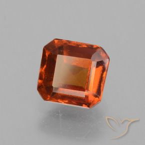 9,17 ctw natürlicher Amber Orange Hessonit-Granat, Oktagonschliff, VS