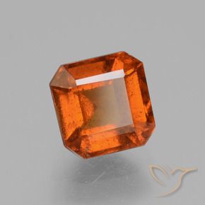 9,17 ctw natürlicher Amber Orange Hessonit-Granat, Oktagonschliff, VS