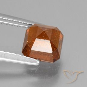 9,17 ctw natürlicher tieforange Hessonit-Granat, Oktagonschliff, VS-SI