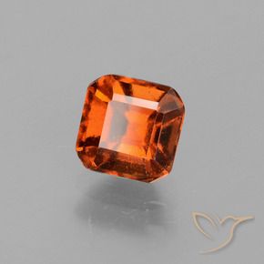 9,17 ctw natürlicher Amber Orange Hessonit-Granat, Oktagonschliff, VS