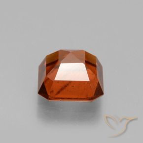 9,17 ctw natürlicher Amber Orange Hessonit-Granat, Oktagonschliff, VS-SI