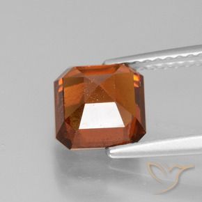 9,17 ctw natürlicher Amber Orange Hessonit-Granat, Oktagonschliff, VS