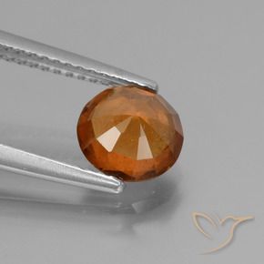 9,17 ctw natürlicher Mitteldunkles Orange Hessonit-Granat, Runden, VS-SI