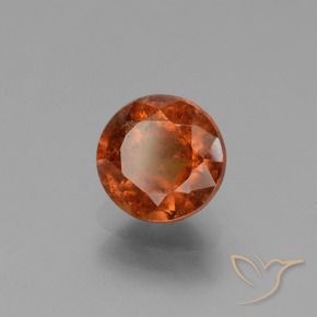 9,17 ctw natürlicher Amber Orange Hessonit-Granat, Runden, VS-SI