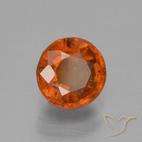 9,17 ctw natürlicher Amber Orange Hessonit-Granat, Runden, VS-SI