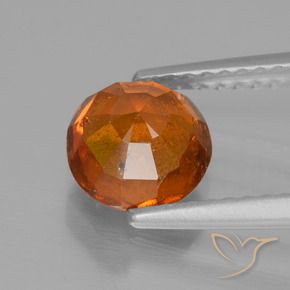 9,17 ctw natürlicher Amber Orange Hessonit-Granat, Runden, VS-SI