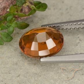 9,17 ctw natürlicher tieforange Hessonit-Granat, Oval, VS-SI