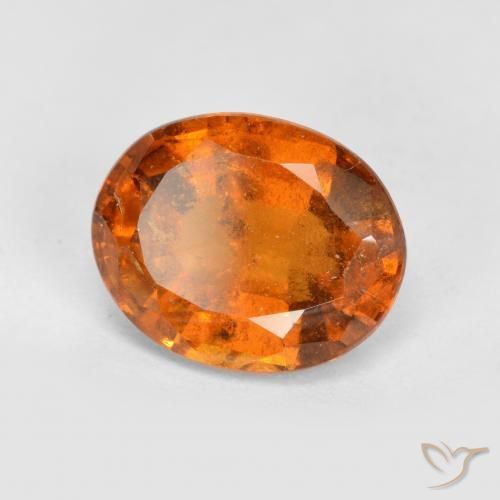 9,17 ctw natürlicher Mittelorange Hessonit-Granat, Oval, VS-SI