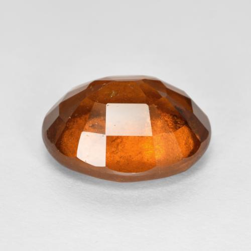 5,45 ctw natürlicher orangefarbener Hessonit, Oval Schliff, VS-SI