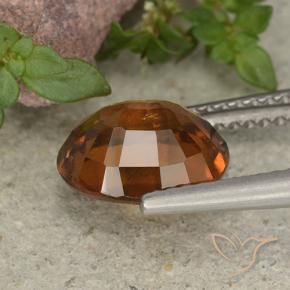 9,17 ctw natürlicher Amber Orange Hessonit-Granat, Oval, VS