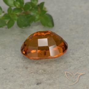 9,17 ctw natürlicher Feuerorange Hessonit-Granat, Oval, VS-SI