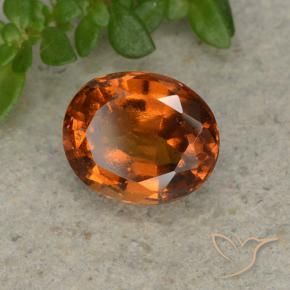 9,17 ctw natürlicher Amber Orange Hessonit-Granat, Oval, VS
