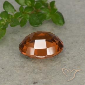 9,17 ctw natürlicher Amber Orange Hessonit-Granat, Oval, VS