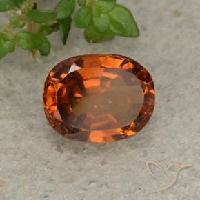 9,17 ctw natürlicher tieforange Hessonit-Granat, Oval, VS