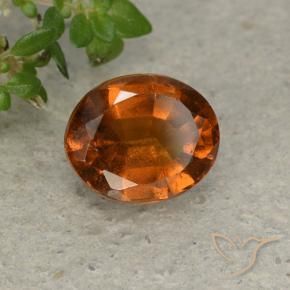 9,17 ctw natürlicher tieforange Hessonit-Granat, Oval, VS-SI