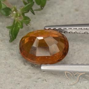 9,17 ctw natürlicher tieforange Hessonit-Granat, Oval, VS-SI