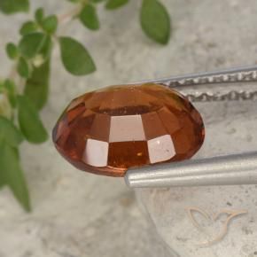 9,17 ctw natürlicher rötlich-orange Hessonit-Granat, Oval, VS-SI