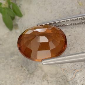 9,17 ctw natürlicher Mitteldunkles Orange Hessonit-Granat, Oval, VS