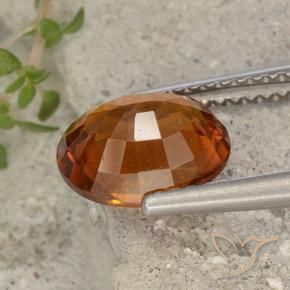9,17 ctw natürlicher Mittelorange Hessonit-Granat, Oval, VS