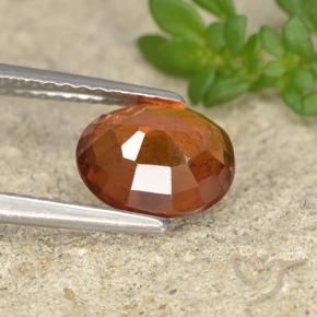 9,17 ctw natürlicher tieforange Hessonit-Granat, Oval, VS