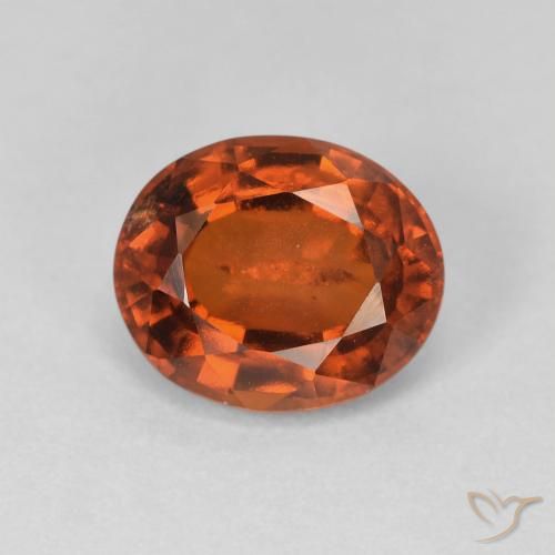 2.76ct Natürlicher tieforange Hessonit-Granat, Oval, VS