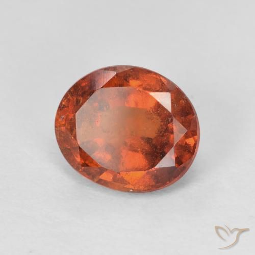 9,17 ctw natürlicher Mittelorange Hessonit-Granat, Oval, VS-SI