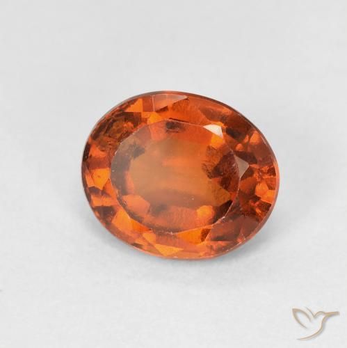 9,17 ctw natürlicher Mittelorange Hessonit-Granat, Oval, VS