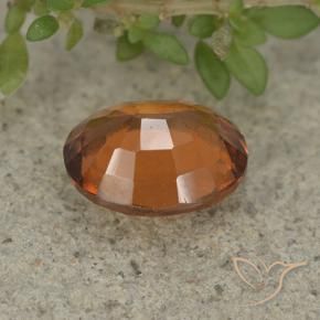 9,17 ctw natürlicher Mitteldunkles Orange Hessonit-Granat, Oval, VVS-VS