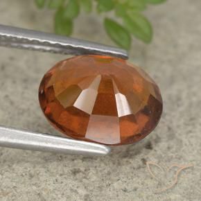 9,17 ctw natürlicher Amber Orange Hessonit-Granat, Oval, VS-SI