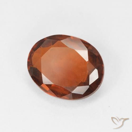 9,17 ctw natürlicher Mittelorange Hessonit-Granat, Oval, VS