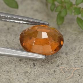 9,17 ctw natürlicher Mittelorange Hessonit-Granat, Oval, VS-SI