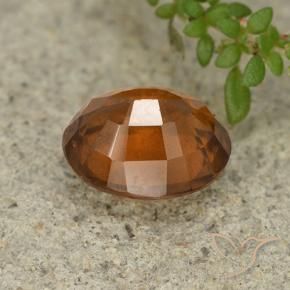9,17 ctw natürlicher Mitteldunkles Orange Hessonit-Granat, Oval, VS