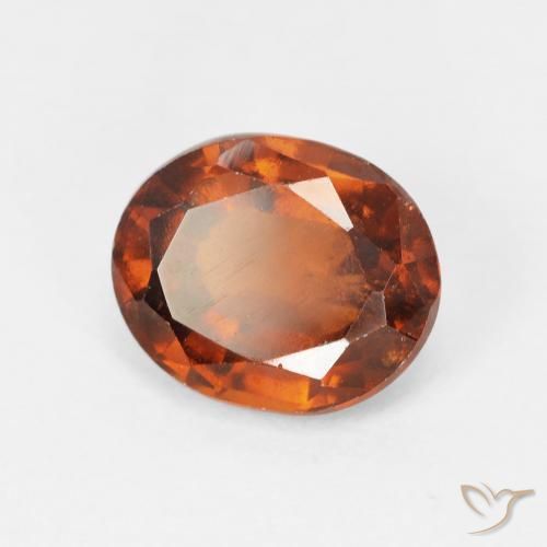 9,17 ctw natürlicher Medium Dark-Orange Hessonit-Granat, Oval, VS