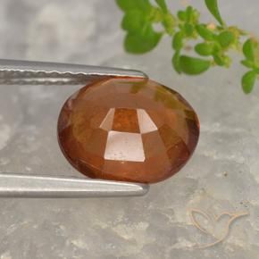 9,17 ctw natürlicher Amber Orange Hessonit-Granat, Oval, VS-SI
