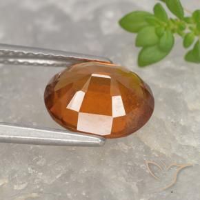 9,17 ctw natürlicher Mittelorange Hessonit-Granat, Oval, VS-SI