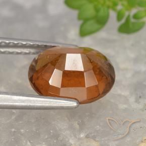 9,17 ctw natürlicher rötlich-orange Hessonit-Granat, Oval, VS-SI