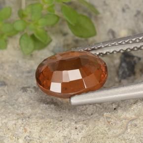 9,17 ctw natürlicher tieforange Hessonit-Granat, Oval, VS