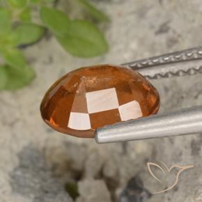 9,17 ctw natürlicher tieforange Hessonit-Granat, Oval, VS-SI