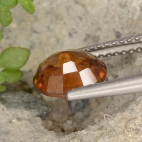 9,17 ctw natürlicher Mitteldunkles Orange Hessonit-Granat, Oval, VS