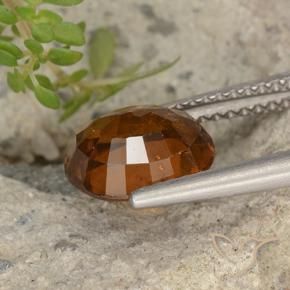 9,17 ctw natürlicher tieforange Hessonit-Granat, Oval, VS-SI