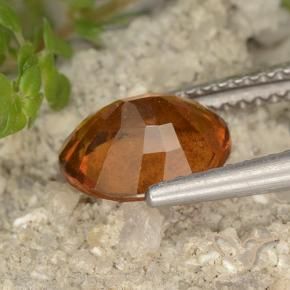 9,17 ctw natürlicher tieforange Hessonit-Granat, Oval, VS-SI