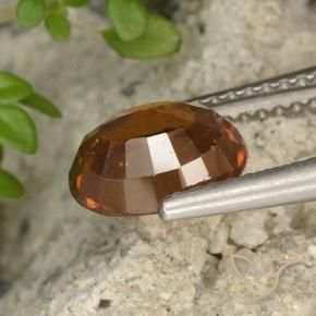 9,17 ctw natürlicher tieforange Hessonit-Granat, Oval, VS