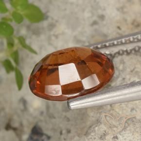 9,17 ctw natürlicher Amber Orange Hessonit-Granat, Oval, VS-SI