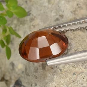 9,17 ctw natürlicher tieforange Hessonit-Granat, Oval, VS
