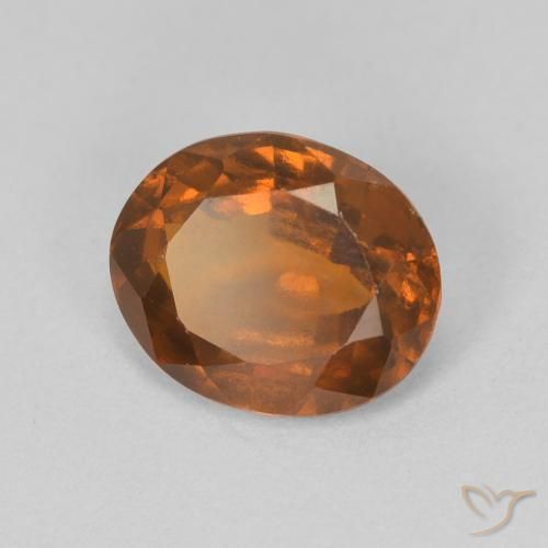9,17 ctw natürlicher Mittelorange Hessonit-Granat, Oval, VVS-VS