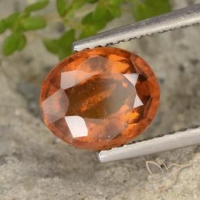 9,17 ctw natürlicher Amber Orange Hessonit-Granat, Oval, VS-SI