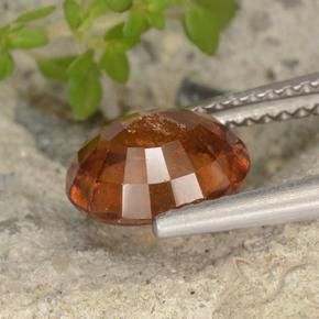 9,17 ctw natürlicher Amber Orange Hessonit-Granat, Oval, VS-SI