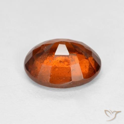 9,17 ctw natürlicher tieforange Hessonit-Granat, Oval, VS-SI